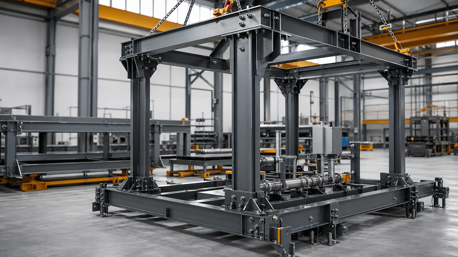 Montajes metálicos especiales: ejemplos en industria, aeropuerto y espacios publicos en Menorca