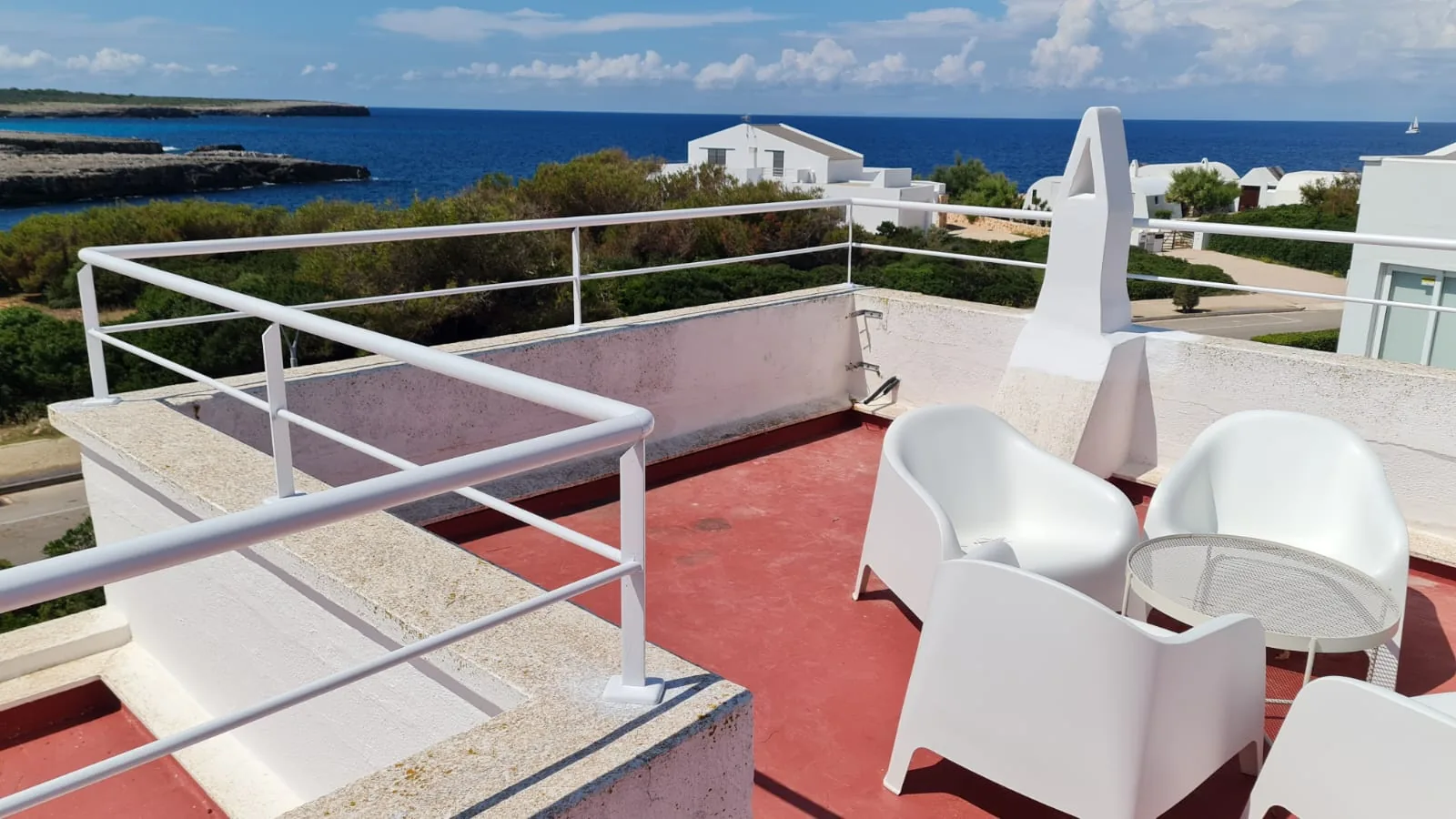 Barandilla Cala Blanca en Cala Blanca, Menorca